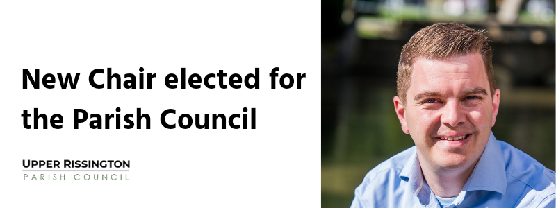 New Chair elected for the Parish Council featuring a headshot of Dan Holden